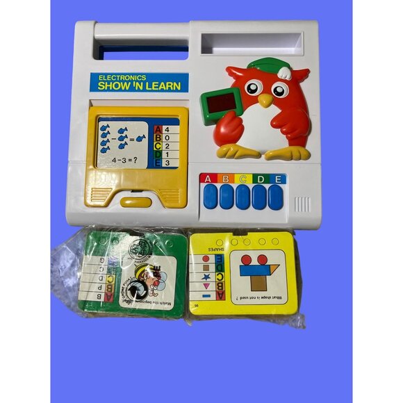 Show 'N Learn Vintage Educational Toy  120 Questions on 60 Cards - Picture 3 of 8